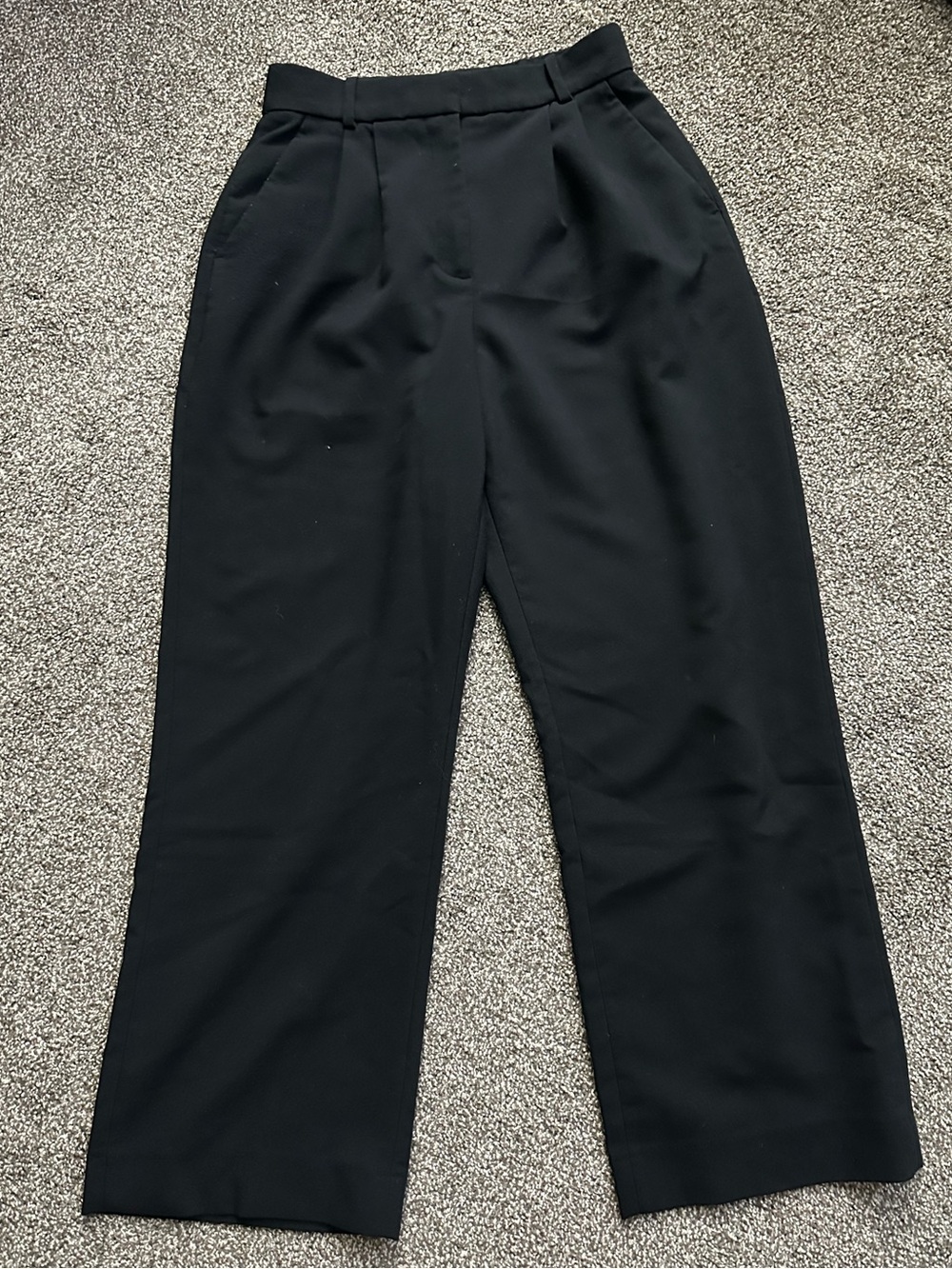 Abercrombie & Fitch Black Tailored Pant